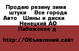 Продаю резину зима 2 штуки  - Все города Авто » Шины и диски   . Ненецкий АО,Лабожское д.